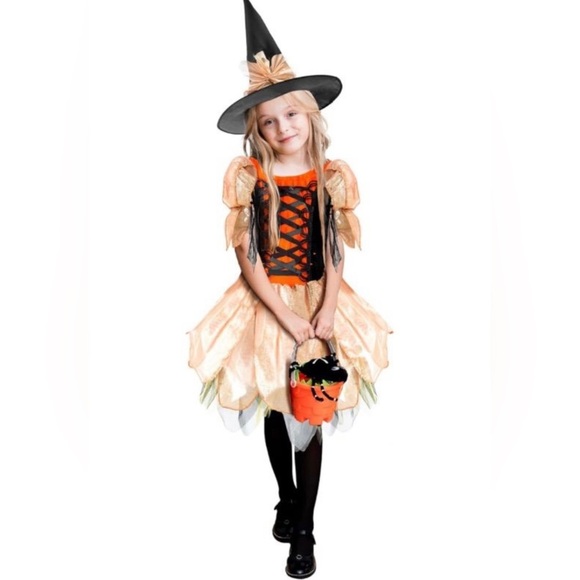 KatchOn, Halloween Toddlers Witch Costumes For Girls- Large 6-7 years - Picture 1 of 2